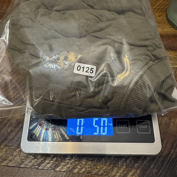 Hanna Andersson 2T Quilted Pullover Olive Green Crewneck Sweatshirt - Picture 7 of 7